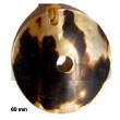 brown lip tiger disc Shell Pendants