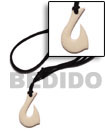 Surfer Necklace White Carabao Bone Hook Surfer Necklace Products - Cebujewelry.com