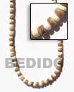4-5 mm coco pukalet Two Tone Necklace