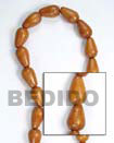 Wood Beads Teardrop Bayong Woodbeads Wood Beads Wooden Necklace Products - Cebujewelry.com