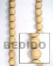 natural white woodbeads Wood Beads Wooden Necklace