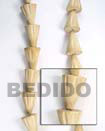 Wood Beads Natural White Wood Cones Wood Beads Wooden Necklace Products - Cebujewelry.com