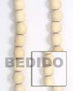 Wood Beads Natural White Wood Oval Wood Beads Wooden Necklace Products - Cebujewelry.com