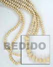natural white wood mentos Wood Beads Wooden Necklace