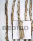 gray wood diamont cut Wood Beads Wooden Necklace