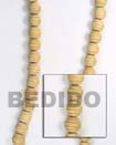 natural wood with groove Wood Beads Wooden Necklace