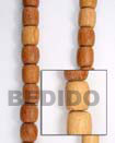 Wood Beads Bayong Barrel Woodbeads Wood Beads Wooden Necklace Products - Cebujewelry.com