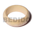 Wooden Bangles Nat. White Wood Rounded Wooden Bangles Products - Cebujewelry.com