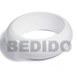 white stained high gloss Stained Bangles