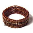 Wooden Bracelets 6 Liner Agsam W/ Wooden Bracelets Products - Cebujewelry.com